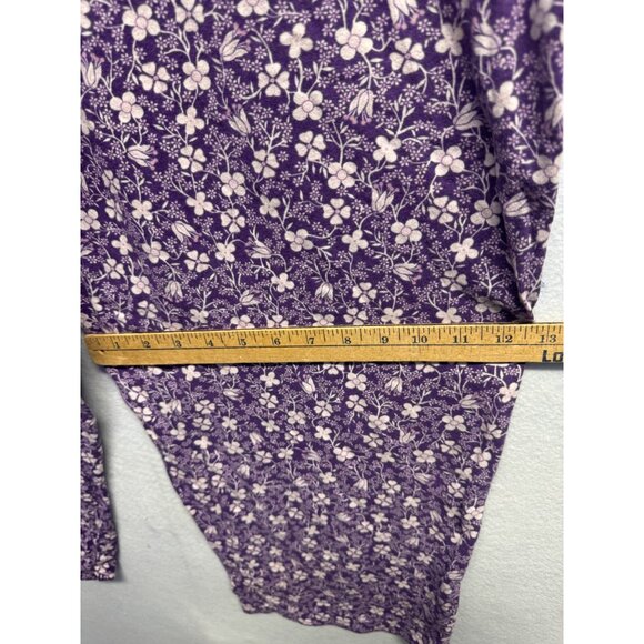 High Sierra Intimates Purple Floral Cotton Pajama Pants XXL - Picture 7 of 8
